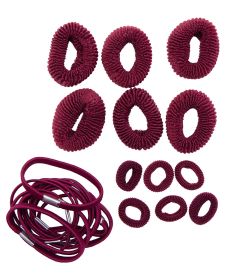 TPP-45-PCK - Hair tidy pack - Maroon - One
