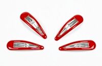 TPP-45-SLD - Hair slides - Red - One