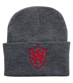 HAT-33-WPS - Wetherby Prep Winter Hat - Grey/Logo - One