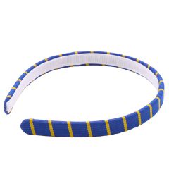 TPP-45-BND - Head band - Royal/gold  - One