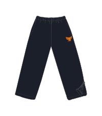 TRB-64-YRM - Waterproof tracksuit bottoms - Navy/logo - 20w22