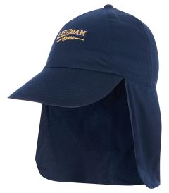 HAT-44-RDB - Legionnaire cap with logo - Navy/logo - One