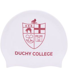 HAT-15-DUC - Swim Hat - White/logo - One