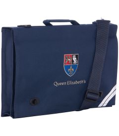 BAG-24-QES - Bookbag - Navy/logo - One