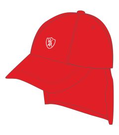 HAT-44-WPM - Legionnaires Cap - Red/logo - One