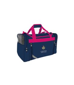 BGS-99-NAM - Sports Holdall Bag - Navy/pink/logo - One