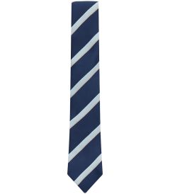 ACC-31-POL - School Tie - Navy/Sky/Gold