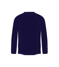 BAS-12-DXG - Baselayer top - Navy/logo