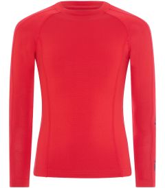 BAS-12-TOC - Long sleeved baselayer top - Red/logo
