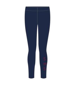 BAS-14-SHS - Baselayer leggings - Navy/logo