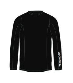 BAS-29-PBH - Baselayer top - Black/logo
