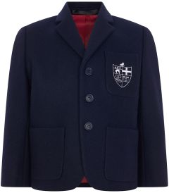 BLR-35-DUC - Prep Blazer - Navy/Claret/logo