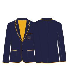BLR-60-FPS - Unisex Blazer - Navy/gold/logo