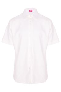 BLS-57-COP - Twin Pack - Short Sleeve Blous - White