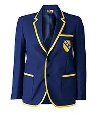 BLZ-16-SMP - St. Margarets Blazer - Royal/yellow/logo