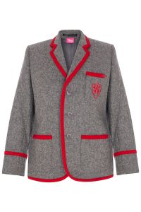 BLZ-37-WTH - Wetherby blazer - Grey/red/logo