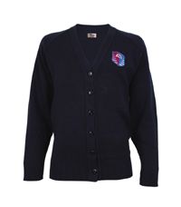 CAR-17-KNB - Knightsbridge School cardigan - Navy/logo