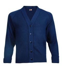 CAR-50-ACY - V-neck cardigan - Navy