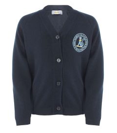 CAR-59-DXG - Cardigan - Navy/logo