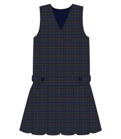 DRE-46-PVI - Pinafore - Navy/Sky/Gold