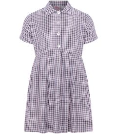 DRE-62-COP - Summer Dress - Navy/red check