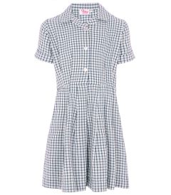 DRE-62-COP - School dress - White/Blue/Green