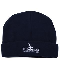 HAT-76-KBP - Fleece hat - Navy/logo