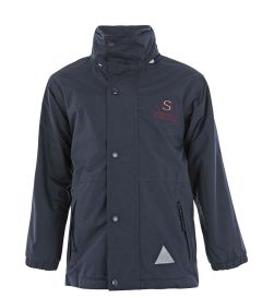 JKT-14-HTH - Fleece lined jacket - Navy/logo