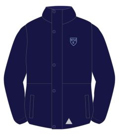 JKT-14-SMH - Coat - Navy/logo