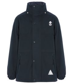 JKT-14-WEL - Waterproof Jacket - Navy/logo