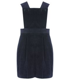 PIN-35-COT - Winter Corduroy Pinafore - Navy