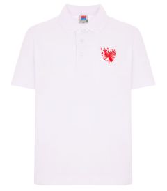 PLO-17-BHP - Eco Pique Short Sleeve Poloshi - White/logo