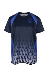 RGY-74-DXG - Lancaster House games top - Navy/blue/logo