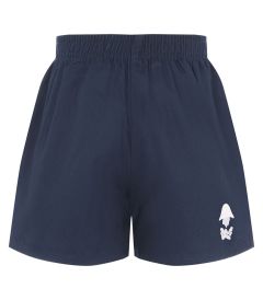 SHO-08-WEL - PE Shorts - Navy/logo