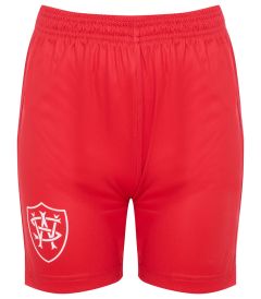 SHR-23-WPP - Sports Shorts - Red/logo