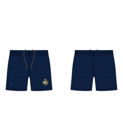 SHR-26-CFC - Sports Short - Navy/logo