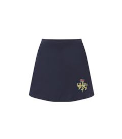 SKO-49-CFC - Claremont skort - Navy/logo