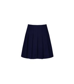 SKR-12-PVI - Junior Stitch Pleat Skirt - Navy