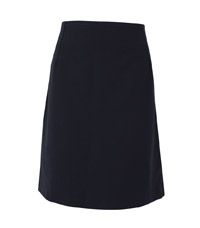 SKT-70-PWL - Straight suit skirt - Navy shadow stripe