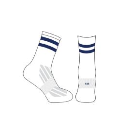 SOC-95-CFC - Games Sock (short) - White/navy