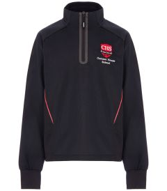 SWE-99-CMN - Tracksuit top - Black/red/logo