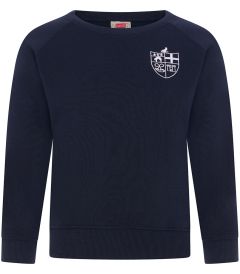 SWT-19-DUC - Junior Sweatshirt - Navy/logo