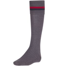 TPP-70-PWA - Day knee socks - Grey/navy/red