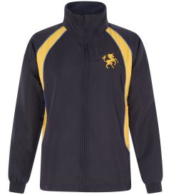TRA-91-CBH - Unisex Cobham Hall tracksuit t - Navy/amber/logo