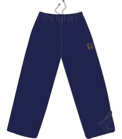 TRB-42-FPS - Tracksuit Bottoms - Navy/logo