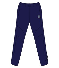 TRB-76-SNH - Tracksuit Bottom - Navy/logo