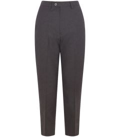 TRO-08-PVI - Elastic waist school trousers - Grey