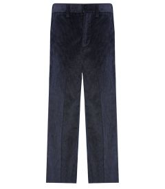 TRO-29-GLN - Cord trousers fly zip - Navy