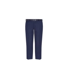 TRS-20-PVI - Flat front trousers - Navy