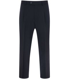 TRS-33-PWL - Langham Single Pleat Trouser - Navy